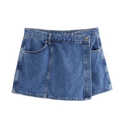 Amalie | V-hals Denim Sæt 