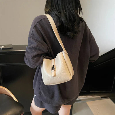 iris™ – moderne bucket taske i læderlook