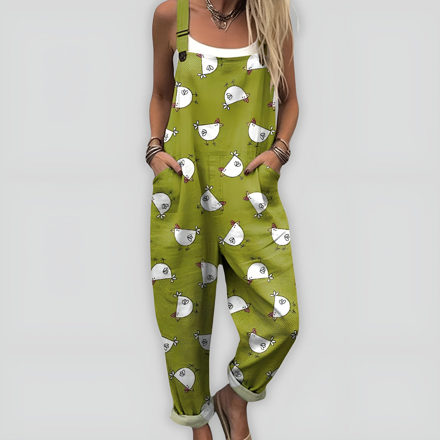 Faye – Komfortabel og stilfuld jumpsuit med en afslappet pasform