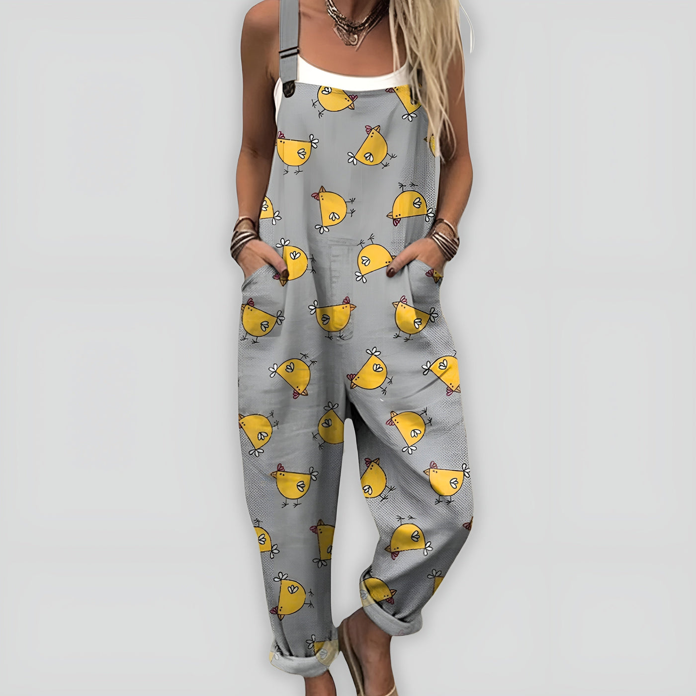 Faye – Komfortabel og stilfuld jumpsuit med en afslappet pasform