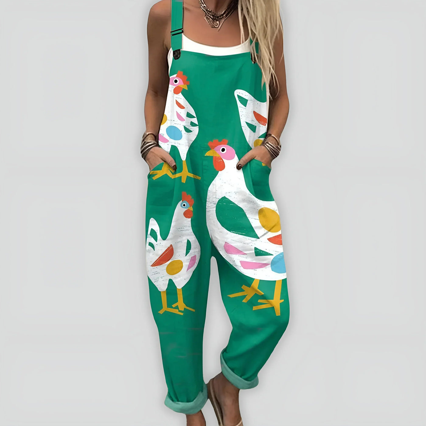 Faye – Komfortabel og stilfuld jumpsuit med en afslappet pasform