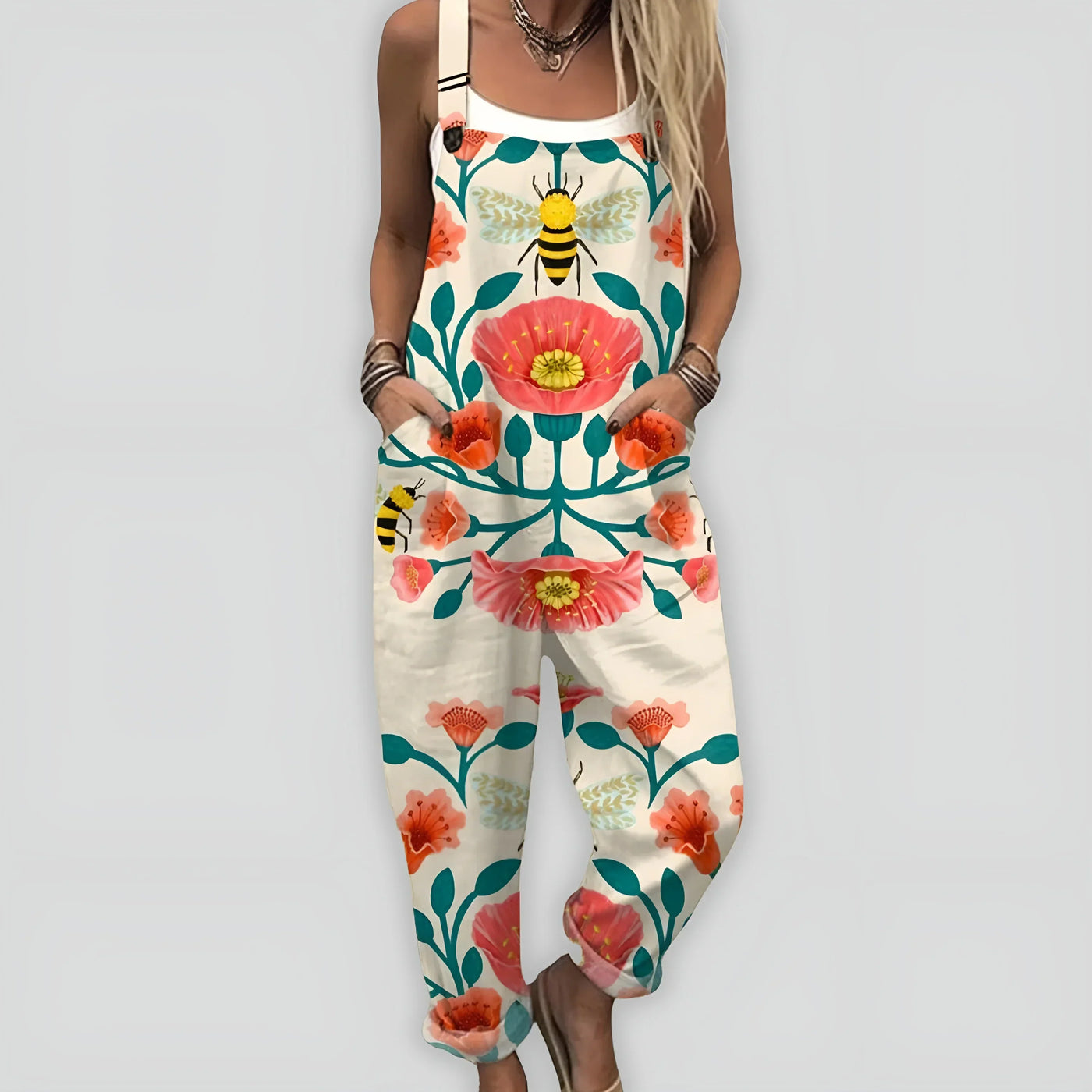 Faye – Komfortabel og stilfuld jumpsuit med en afslappet pasform