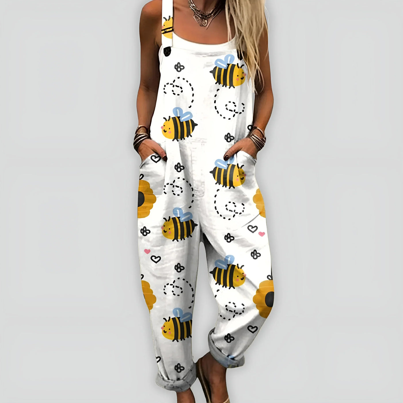 Faye – Komfortabel og stilfuld jumpsuit med en afslappet pasform