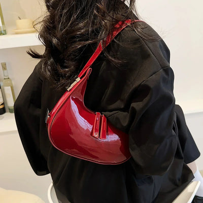 bella™ – vintage halvmåne skuldertaske