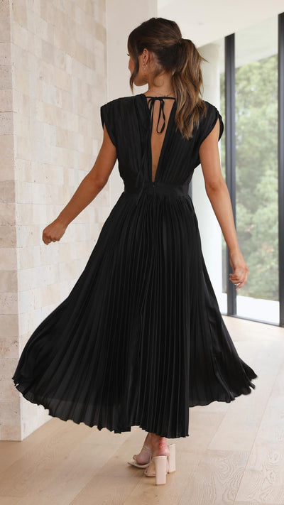Maria | Elegant plisseret kjole