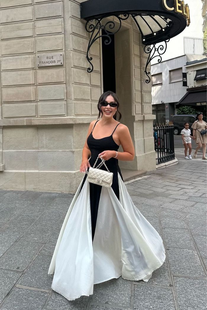 Eliana | Maxikjole med paneler