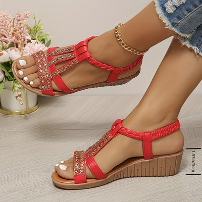 Trudy™ | Ortopædisk sandalen i Ibiza-stil med sleehak