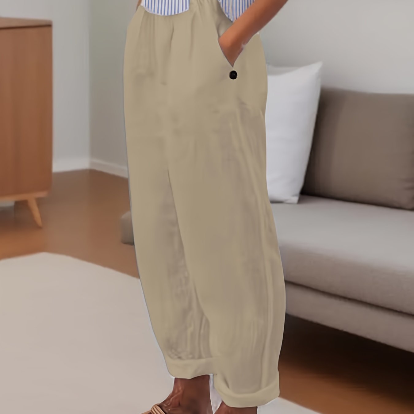 Tindra™ – Lätta raka sommarbyxor for women
