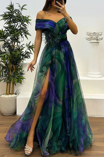 Juliet – Elegant Off-Shoulder Maxikjole