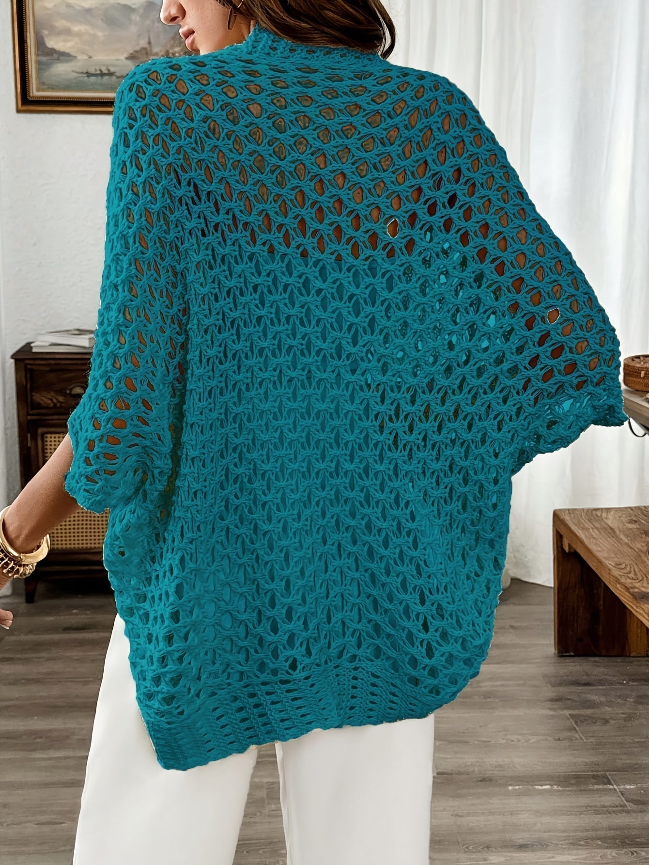 FLORIANA – ÅBEN STRIKKET BLUSE