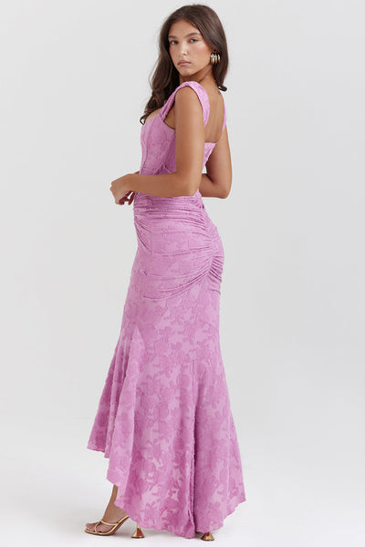 Boheme - Ærmeløs Ruched Bodycon Aftenkjole