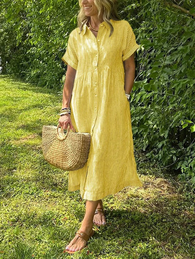 Sofia™ | Lad Sommerkjole Med Knapper