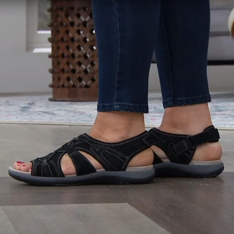 Ariana – Stilfulde, justerbare sommersandaler med svangstøtte 