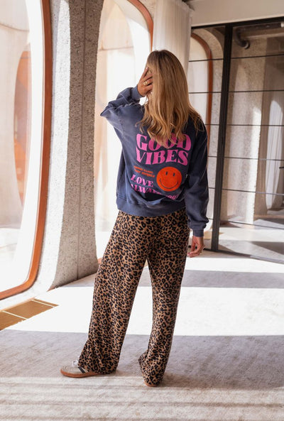 ZARA - Leopard-joggingbukserne 