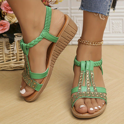 Trudy™ | Ortopædisk sandalen i Ibiza-stil med sleehak