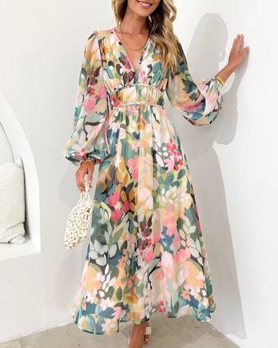 Sofia™ | Elegant blomstret kjole