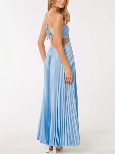 Tansy - Sommer Glow Halter Maxi Kjole