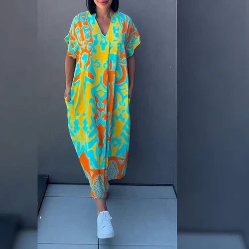 Gabriella – Figursyet Blomsterkjole