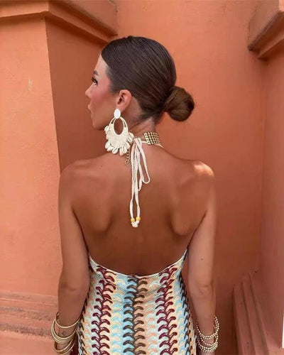 Charlotte - Boho Hæklet Strandtunikakjole 