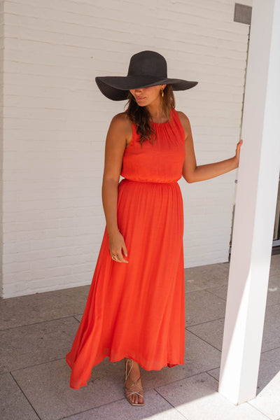 LISA™ | Sommerkjolen i livlig orange