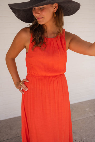 LISA™ | Sommerkjolen i livlig orange
