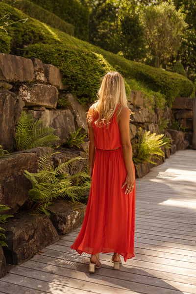 LISA™ | Sommerkjolen i livlig orange