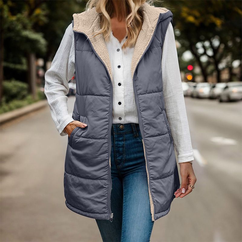 Tamara - Luksuriøs quiltet vest 
